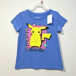 🟣2/$20 NEW Pokemon Pikachu Pika Pika Short Sleeve T-Shirt (size S & L)